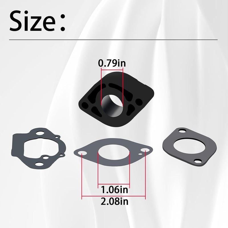XTPTFABS Engine Carburetor Spacer Gasket Insulator Compatible with Briggs & Stratton Intek Engine Replacement 694876 - Image 3